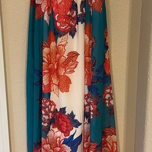Long tropical dress new